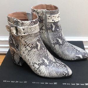 Steven by STEVE Madden Snake Skin Bootie.